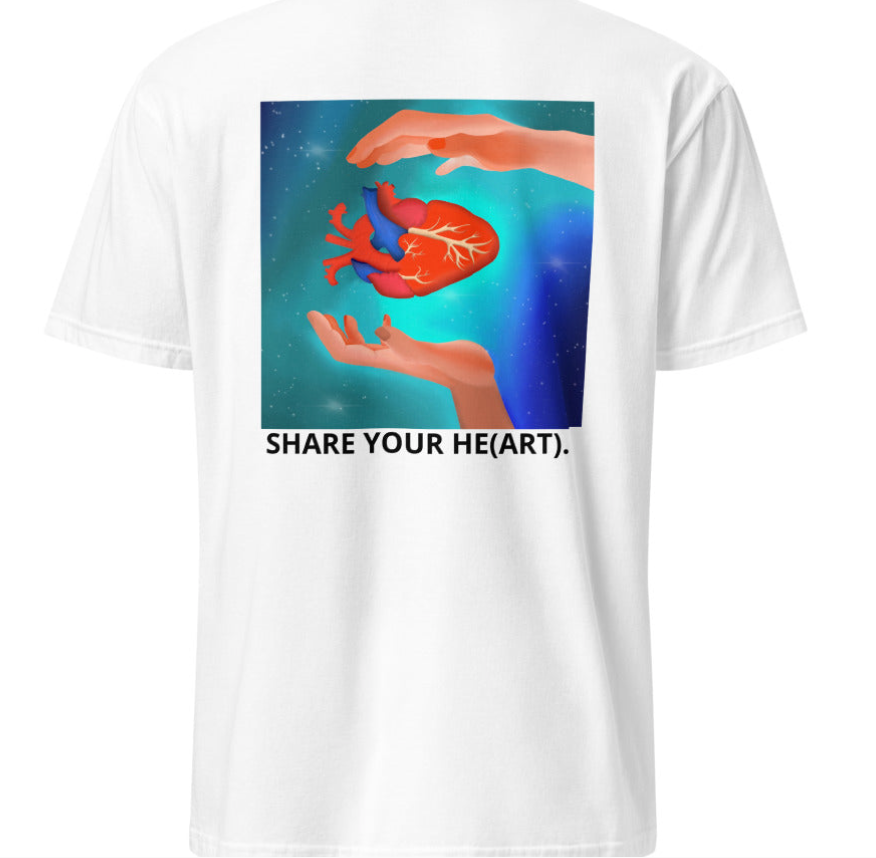 "Share Your He(Art)" Unisex T-Shirt