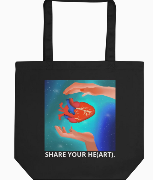 "Share Your He(art)" Eco Tote Bag